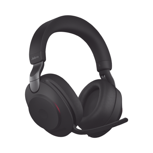 JABRA EVOLVE2-85-UC-BK-A Jabra Evolve2 85, Auricular stereo versión UC con cancelación de ruido activa, dongle USB-A indicador de ocupado (Busylight)(28599-989-999)