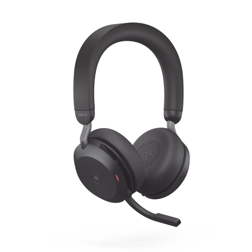 JABRA EVOLVE275MSBKA Jabra Evolve2 75, Auricular stereo versión MS con cancelación de ruido activa, dongle USB-A indicador de ocupado (Busylight)(27599-999-999)