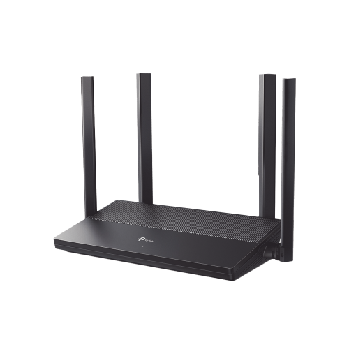 TP-LINK EX141 Router WiFi 6 AX 1500 Mbps, MU-MIMO 2X2 y OFDMA, 1 Puerto WAN 10/100/1000 Mbps, 3 Puertos LAN 10/100/1000 Mbps, 4 Antenas Beamforming, Seguridad WiFi WPA3
