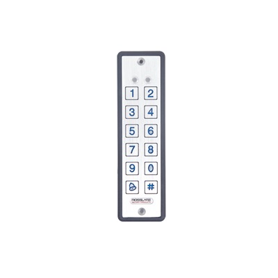 ROSSLARE SECURITY PRODUCTS EY-C60N Lector ultra delgado de proximidad con teclado, capacidad de lectura de tarjetas ROSSLARE y HID, 125 Khz