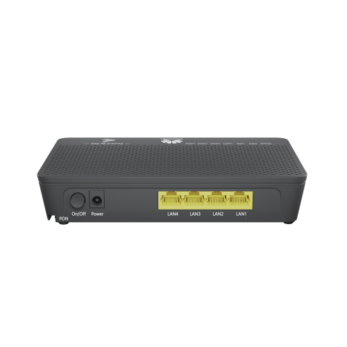 HUAWEI F100D-4G HUAWEI MiniFTTO – ONU Switch Gigabit, 4 puertos 10/100/1000Mbps + 1 PON (SC/UPC)/ Downstream 2.488 Gbps, Upstream 1.244 Gbps, modo puente, Administración Nube