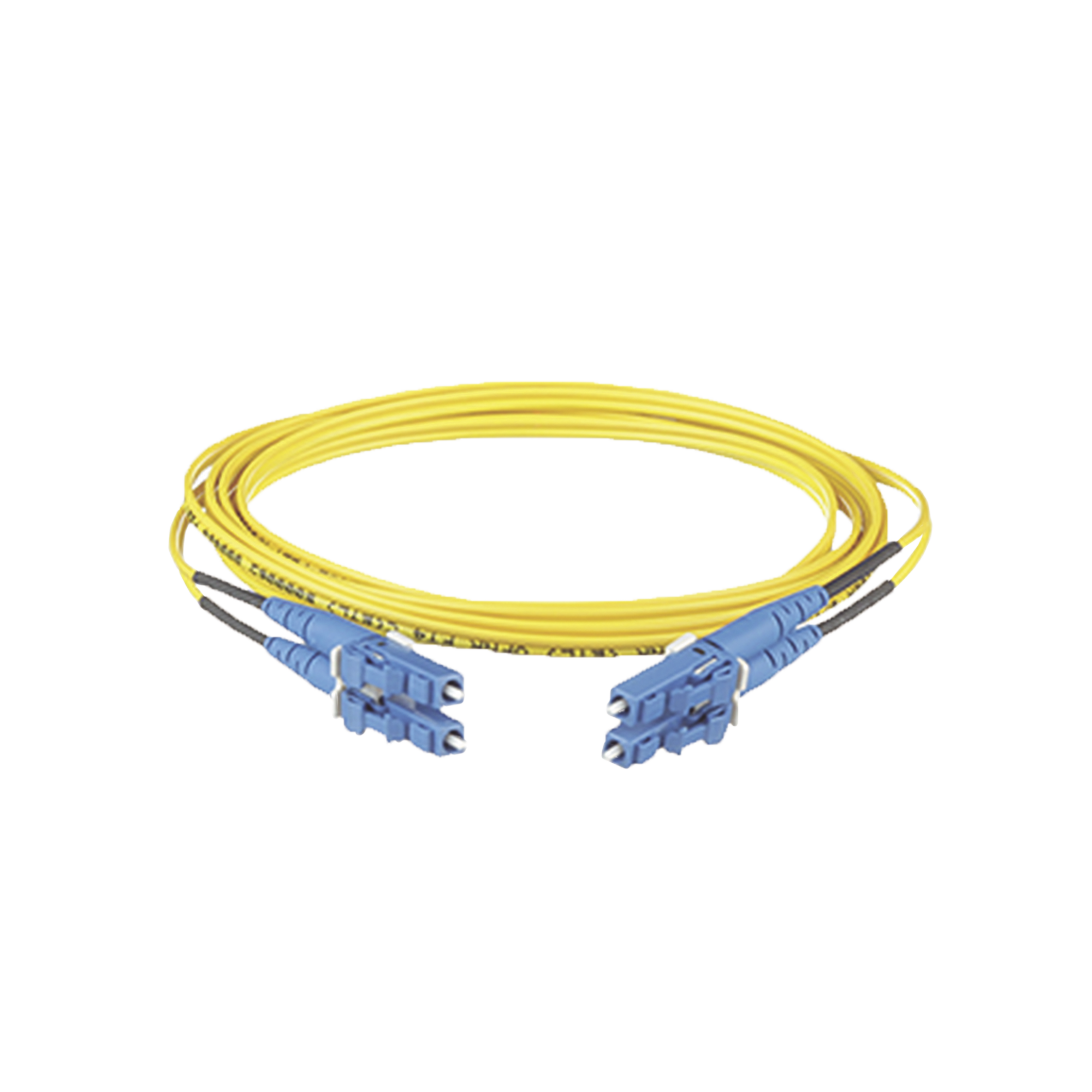 PANDUIT F92ERLNLNSNM015 Jumper de Fibra Optica Monomodo 9/125 OS2, LC-LC Duplex, OFNR (Riser), Color Amarillo, 15 Metros