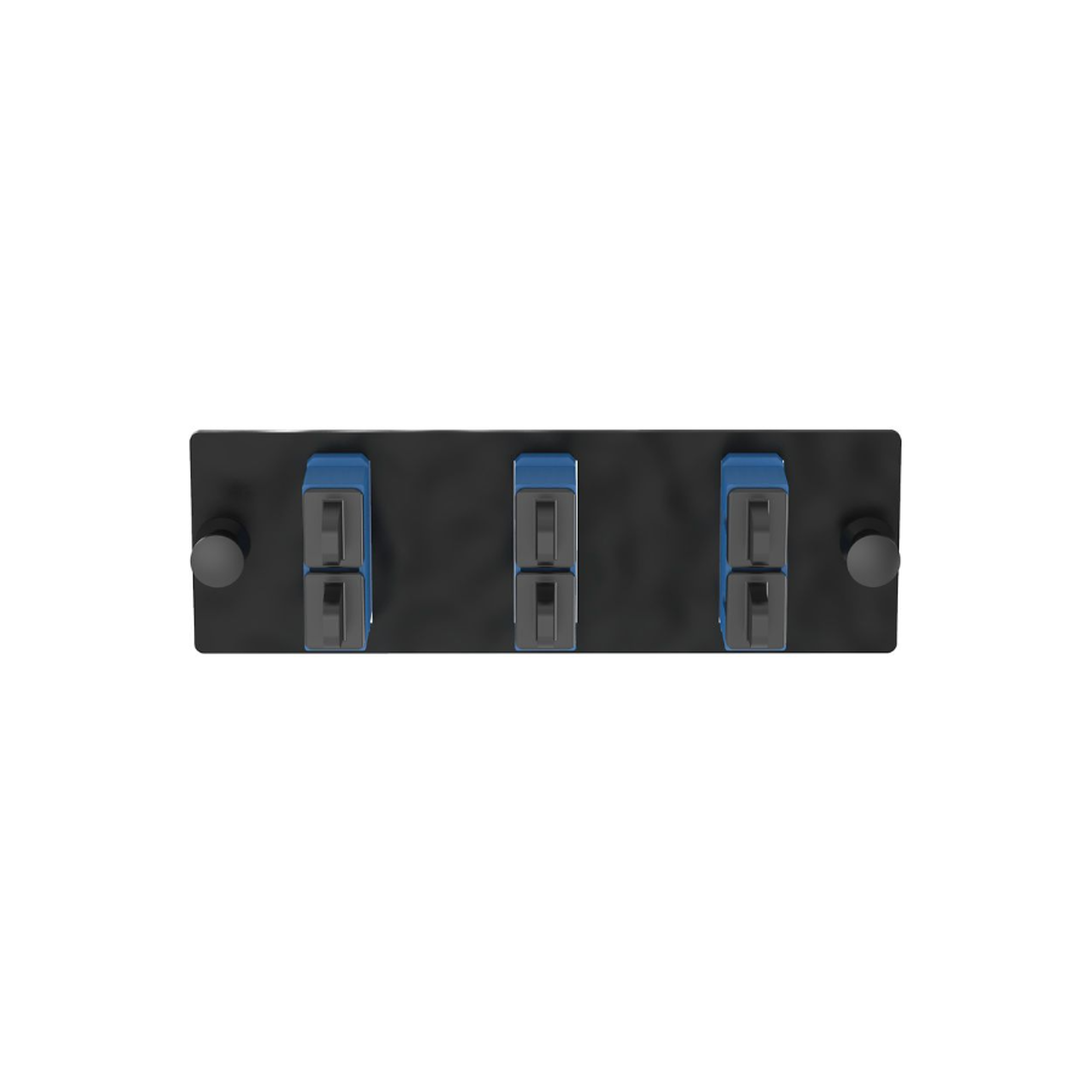 PANDUIT FAP3WBUDSCZ Placa Acopladora de Fibra Optica FAP, Con 3 Conectores SC Duplex (6 Fibras), Para Fibra Monomodo OS1/OS2, Color Azul