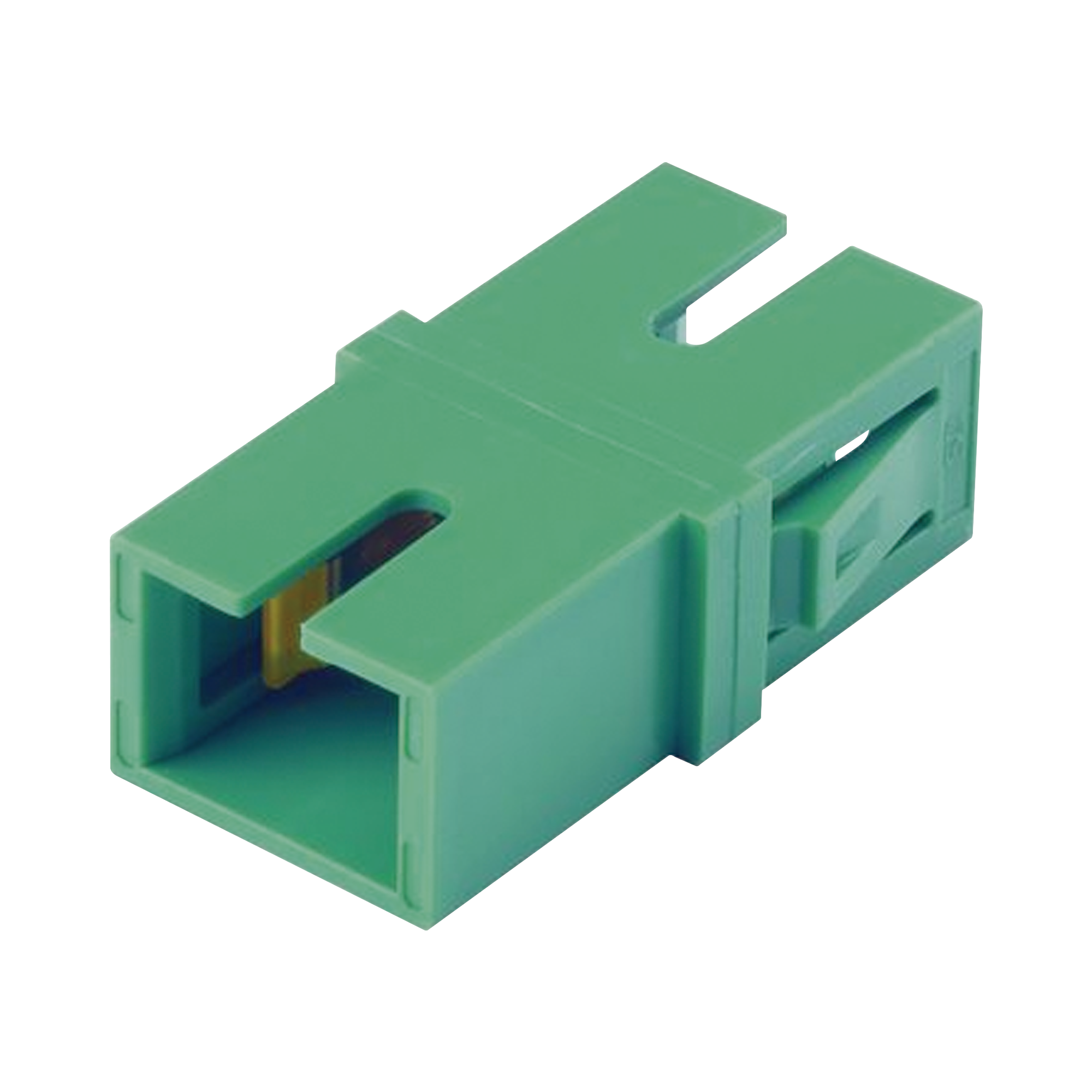 PANDUIT FASSCZAG-L Módulo Acoplador SC/APC Simplex, Para Fibra Monomodo, Color Verde