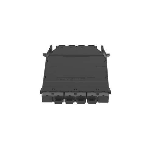 PANDUIT FHMZO-32-M Cassette HD Flex™ Para 32 Fibras Multimodo OM4, de 4 MPO(8F) Macho a 4 MPO(8F) Macho, Color Gris