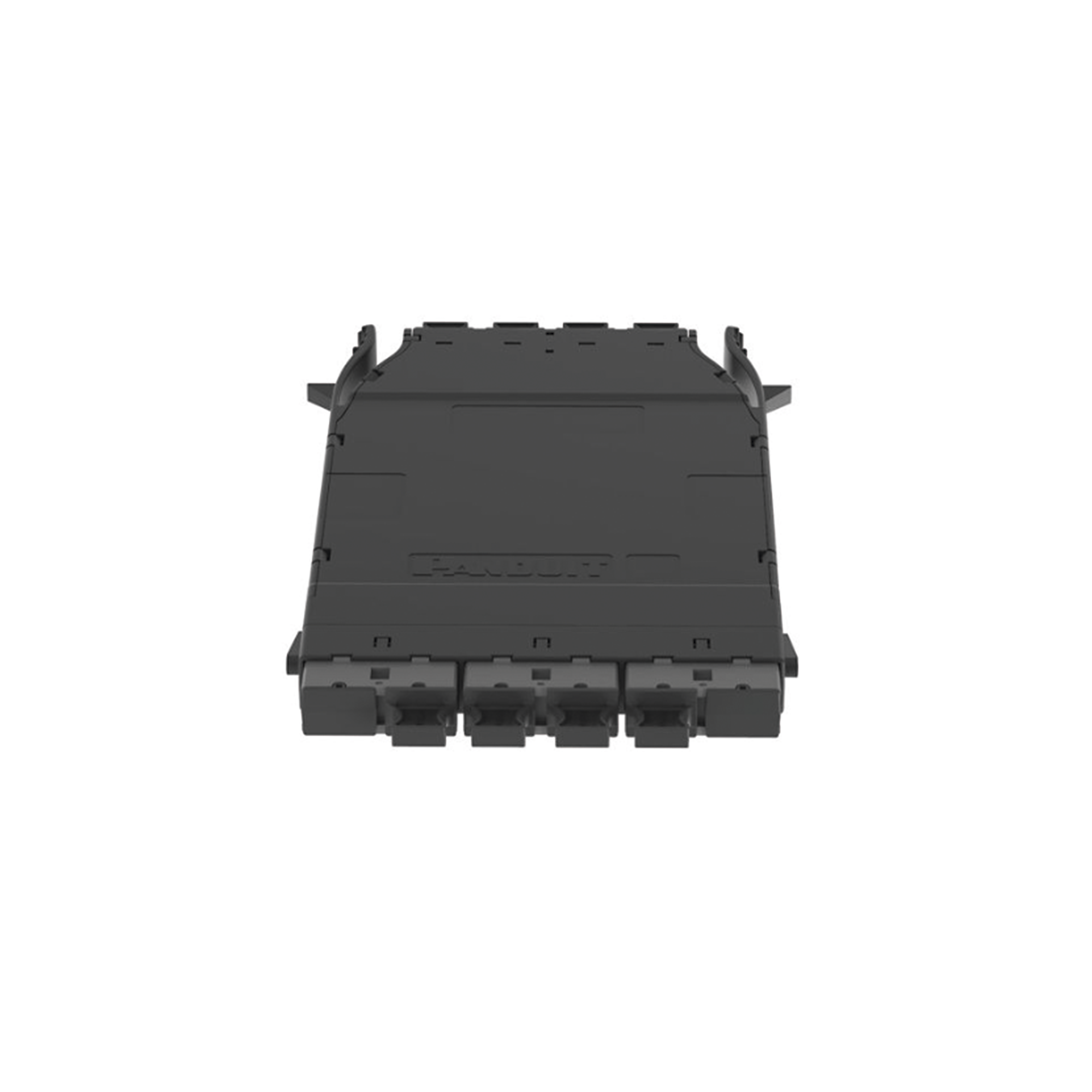 PANDUIT FHMZO-32-M Cassette HD Flex™ Para 32 Fibras Multimodo OM4, de 4 MPO(8F) Macho a 4 MPO(8F) Macho, Color Gris