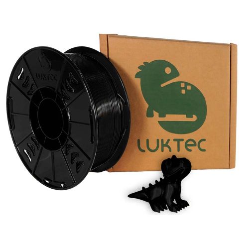 FILAMENTO PLA LUKTEC, IMPRESIÓN 3D, 1KG 1.75MM, COLOR NEGRO