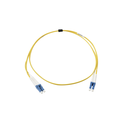 SIEMON FJ2-LCULCUL-01 Jumper de Fibra Óptica Monomodo (OS2), XGLO, Riser, LC/UPC-LC/UPC Duplex, OFNR, Color Amarillo, 1 Metro