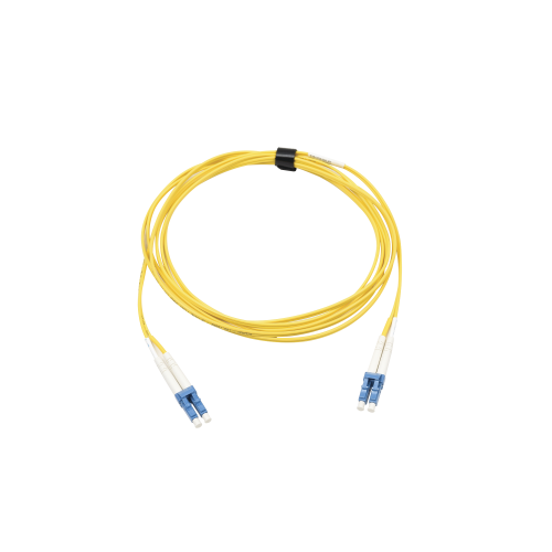 SIEMON FJ2-LCULCUL-03 Jumper de Fibra Óptica Monomodo (OS2), XGLO, Riser, LC/UPC-LC/UPC Duplex, OFNR, Color Amarillo, 3 Metros