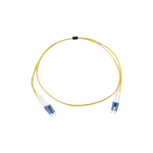SIEMON FJ2-LCULCUL-05 Jumper de Fibra Óptica Monomodo (OS2), XGLO, Riser, LC/UPC-LC/UPC Duplex, OFNR, Color Amarillo, 5 Metros