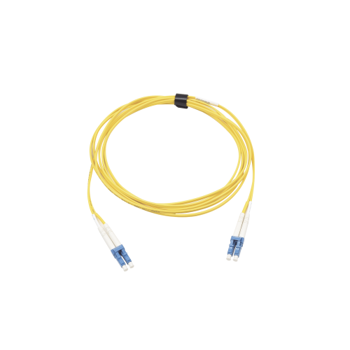 SIEMON FJ2-LCULCUL-10 Jumper de Fibra Óptica Monomodo (OS2), XGLO, Riser, LC/UPC-LC/UPC Duplex, OFNR, Color Amarillo, 10 Metros