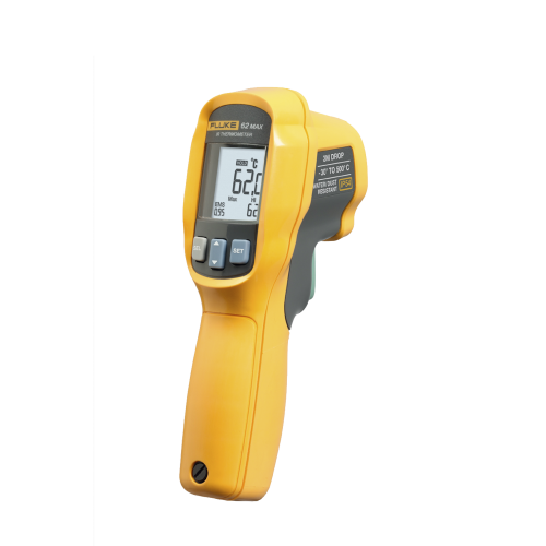 FLUKE FLUKE-62MAXESPR Termómetro IR Para Medición de Temperatura de -30ºC a 500ºC, Con Precisión +-1.0%, y Clasificación IP54 de Resistencia al Agua y Polvo