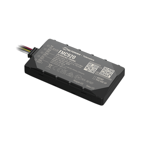TELTONIKA FMC920 Eficiente Rastreador Vehicular (GPS) 4G LTE CAT 1 y 2G, Bloqueo Remoto, Detección de Jammer, Sensores de Temperatura, Humedad, Magnéticos y de Combustible Bluetooth