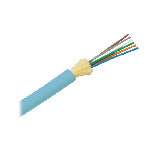 PANDUIT FODRX06Y Cable de Fibra Óptica de 6 hilos, Multimodo OM3 50/125 Optimizada, Interior, Tight Buffer 900um, No Conductiva (Dieléctrica), OFNR (Riser), Precio Por Metro