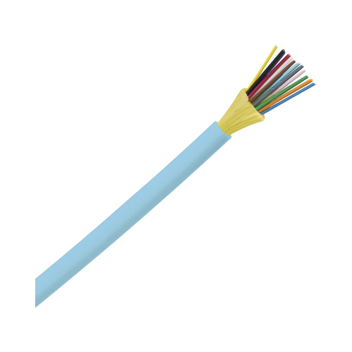 PANDUIT FODRX12Y Cable de Fibra Óptica de 12 hilos, Multimodo OM3 50/125 Optimizada, Interior, Tight Buffer 900um, No Conductiva (Dieléctrica), OFNR (Riser), Precio Por Metro