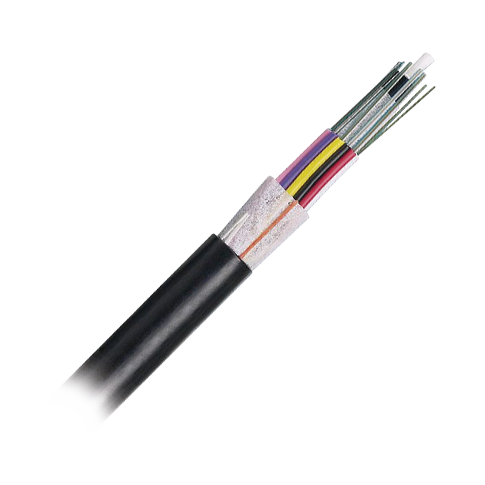 PANDUIT FOTNZ06 Cable de Fibra Óptica 6 hilos, OSP (Planta Externa), No Armada (Dieléctrica), MDPE (Polietileno de Media densidad), Multimodo OM4 50/125 Optimizada, Precio Por Metro