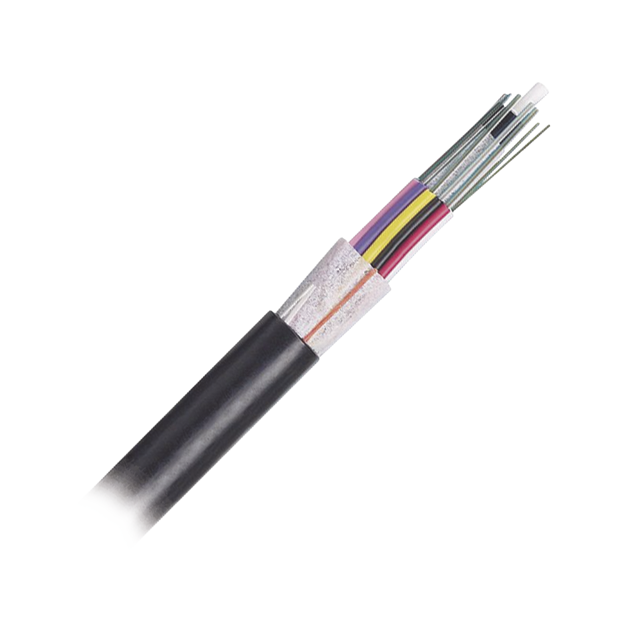 PANDUIT FOTNZ12 Cable de Fibra Óptica 12 hilos, OSP (Planta Externa), No Armada (Dieléctrica), MDPE (Polietileno de Media densidad), Multimodo OM4 50/125 Optimizada, Precio Por Metro
