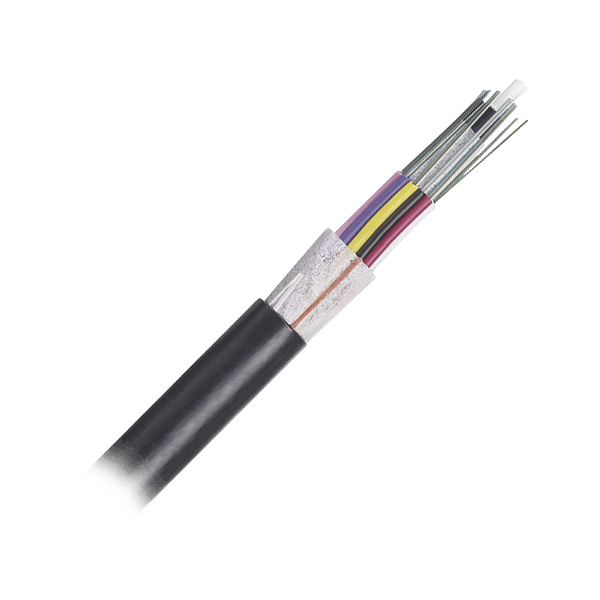 PANDUIT FOTNZ24 Cable de Fibra Óptica 24 hilos, OSP (Planta Externa), No Armada (Dieléctrica), MDPE (Polietileno de Media densidad), Multimodo OM4 50/125 Optimizada, Precio Por Metro