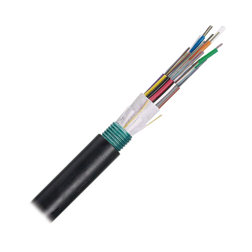 PANDUIT FOWNX06 Cable de Fibra Óptica 6 hilos, OSP (Planta Externa), Armada, MDPE (Polietileno de Media densidad), Multimodo OM3 50/125 Optimizada, Precio Por Metro