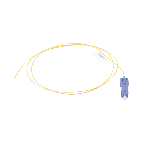 SIEMON FP1B-SCUL-01 Pigtail de Fibra Óptica SC/UPC Simplex, Monomodo OS1/OS2 XGLO, OFNR, Color Amarillo, 1 Metro