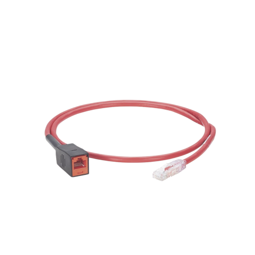 PANDUIT FP6X88TC Cable de Prueba Para Plugs Rj45 de Terminación en Campo (MPTL), Cat6A, UTP, 1 Metro, Color Rojo