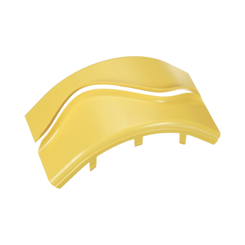 PANDUIT FROVRASC6LYL Tapa de Bajada Vertical Exterior de 90º, Para uso con Canaletas 6X4 FiberRunner™, Color Amarillo