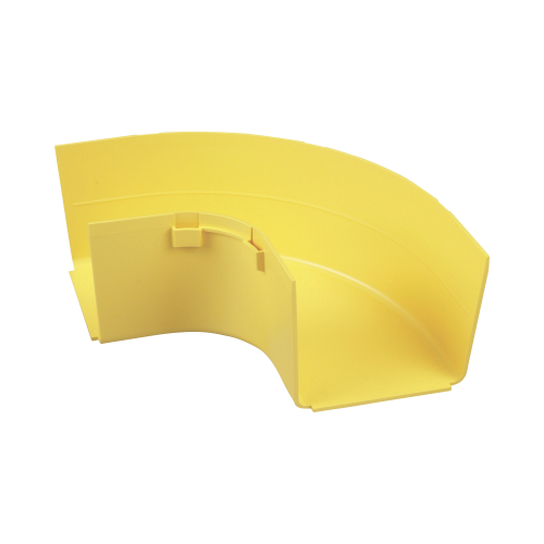 PANDUIT FRRA4X4LYL Ángulo Recto a 90º Horizontal, Para Canaletas FiberRunner™ 4X4, Color Amarillo
