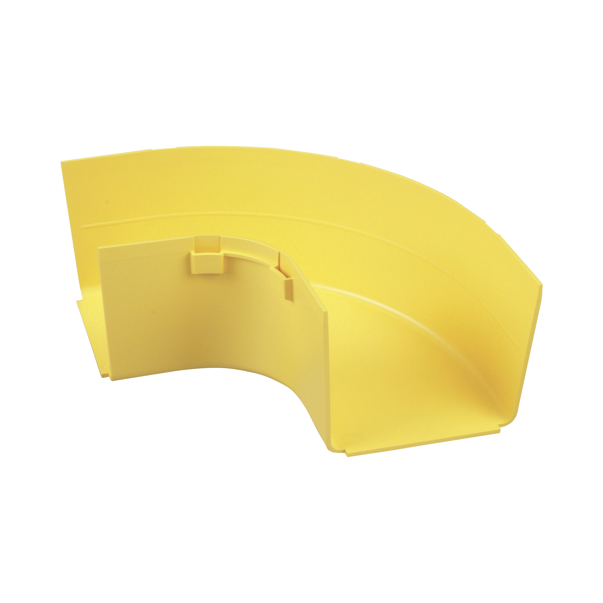 PANDUIT FRRA4X4LYL Ángulo Recto a 90º Horizontal, Para Canaletas FiberRunner™ 4X4, Color Amarillo