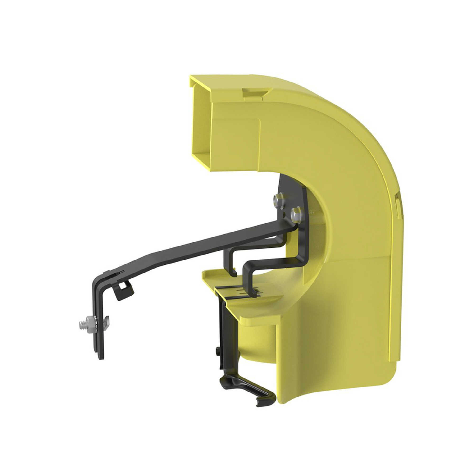 PANDUIT FRSPJ2X2LYL Bajada Para Canaleta FiberRunner™, Uso con Medidas 4×4, 6X4, 12X4, o 24X12, Con Reducción a 2X2, Color Amarillo