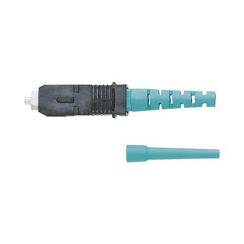 PANDUIT FSC2MCXAQ Conector de Fibra Óptica SC Simplex OptiCam, Multimodo 50/125 OM3/OM4, Pre-pulido, Color Aqua