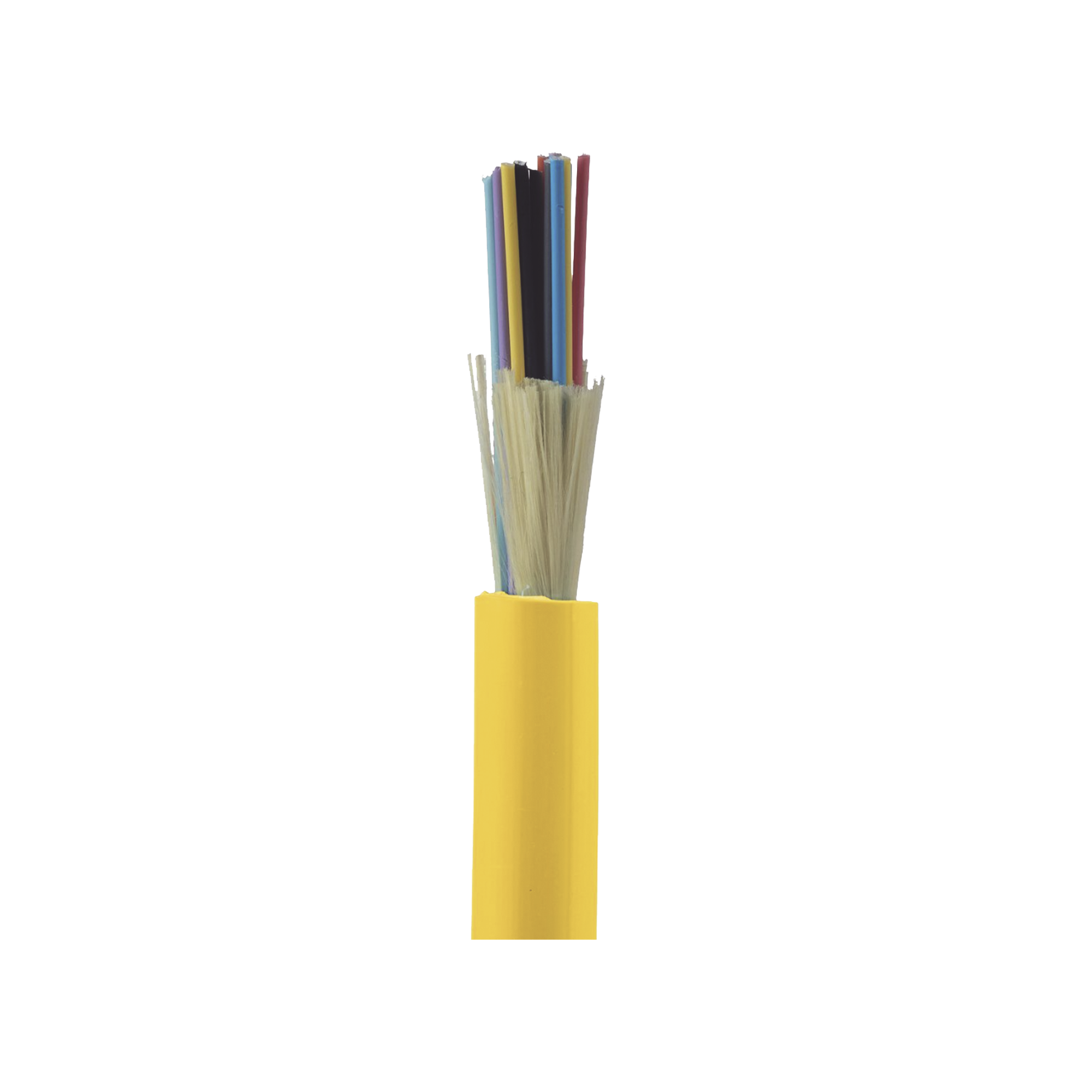 PANDUIT FSDP924Y Cable de Fibra Óptica de 24 hilos, Monomodo OS2 9/125, Interior, Tight Buffer 900um, No Conductiva (Dieléctrica), OFNP (Plenum), Precio Por Metro