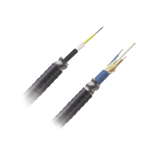 PANDUIT FSGR912Y Cable de Fibra Óptica de 12 hilos, Monomodo OS2, Interior/Exterior, Armada, Loose Tube 250um, OFCR (Riser), Precio Por Metro