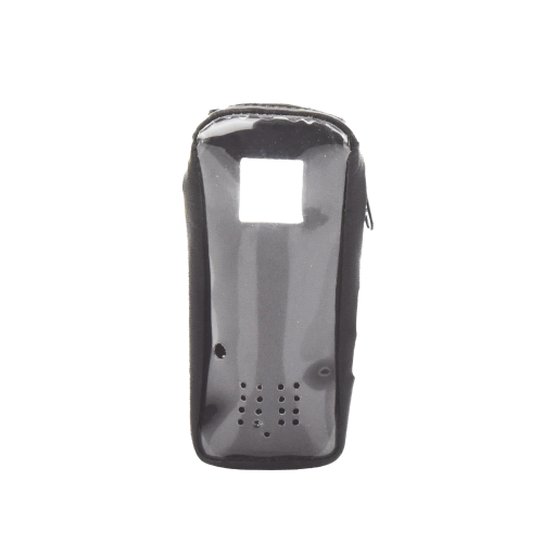 SYSCOM FSMIC-SAT Funda de Piel Reforzada, con Frente Transparente para Serie Satelital IC-SAT100.