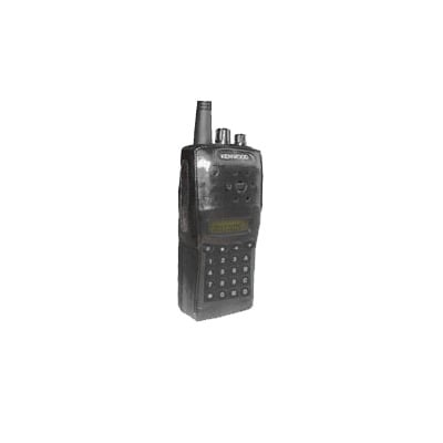 SYSCOM FSMNX-200T Funda de piel reforzada con visor frontal transparente, para radios NX-200, NX-300.