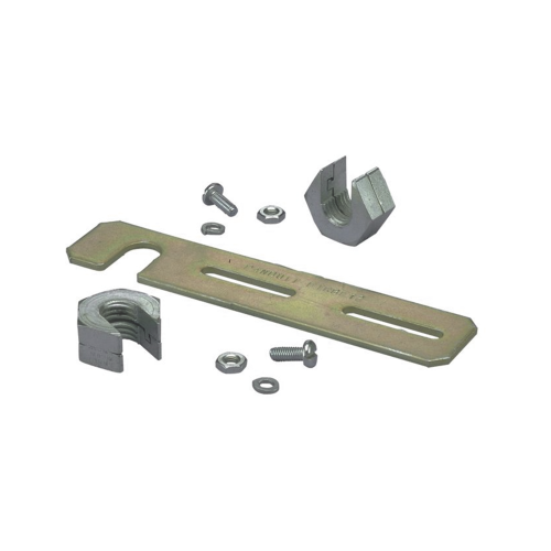 PANDUIT FTRBE12 Soporte de Montaje a Techo, para Canaletas FiberRunner 2X2 o 4X4, Uso con Varilla Roscada de 1/2″, Color Negro