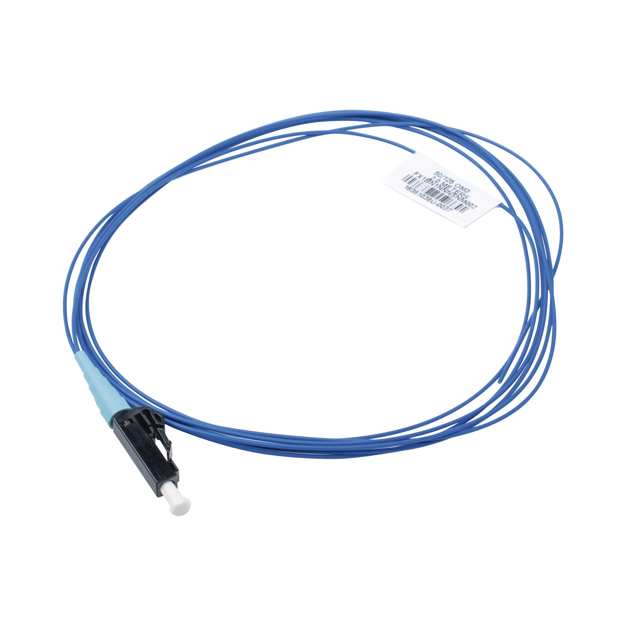 PANDUIT FZ1BN1NNNSNM001 Pigtail de Fibra Óptica LC Simplex, Multimodo OM4 50/125, 900um, Color Aqua, 1 Metro