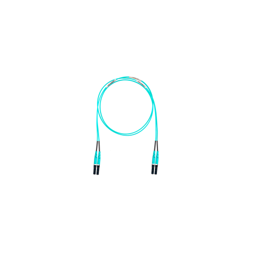 PANDUIT FZ2ELLNLNSNM003 Jumper de Fibra Optica Multimodo 50/125 OM4, LC-LC Duplex, LSZH, Color Aqua, 3 Metros