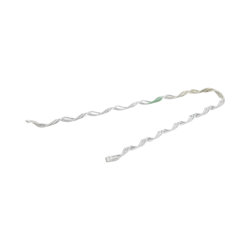 PLP GDE-ADS-030 Remate Preformado de Acero Galvanizado para fibra Drop Redonda de Φ 3 mm