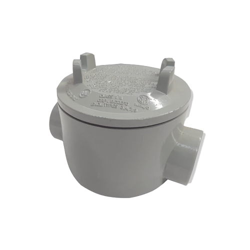 RAWELT GRC-0444 Caja con Tapa Tipo GRC de 3/4″ (19 mm), Caja a Prueba de Explosión, Para Áreas Peligrosas, Libre de Cobre.