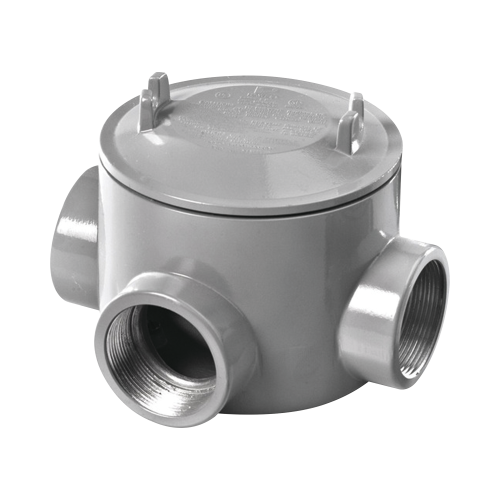 RAWELT GRT-0547 Caja con Tapa Tipo GRT de 1″ (25 mm)/ Caja a Prueba de Explosión, Para Áreas Peligrosas, Libre de Cobre.