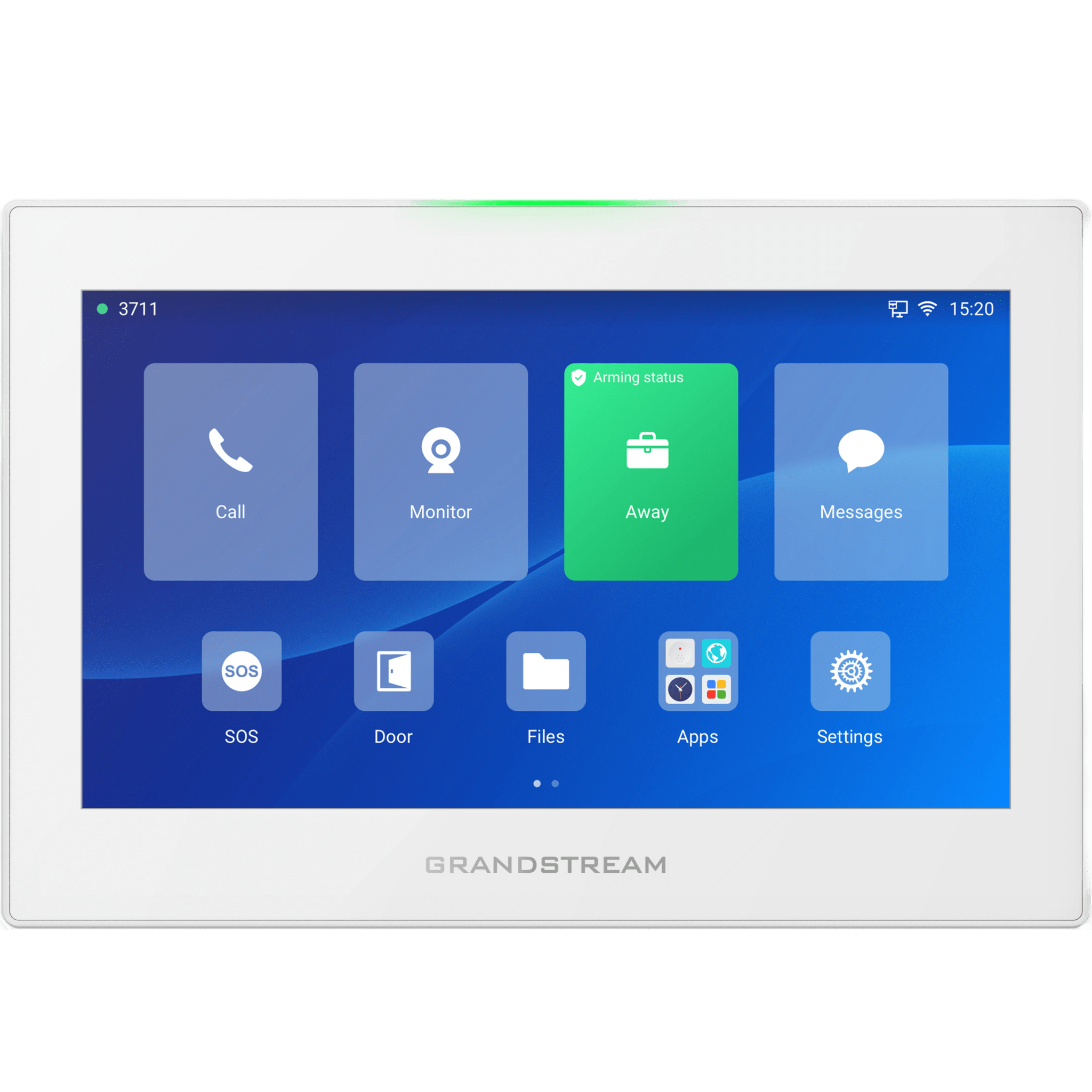 GRANDSTREAM GSC-3574 Estación de Intercomunicación SIP con Wi-Fi 6, Bluetooth y Control Total para Agendamiento de Salas y Edificios Inteligentes (Color Blanco)