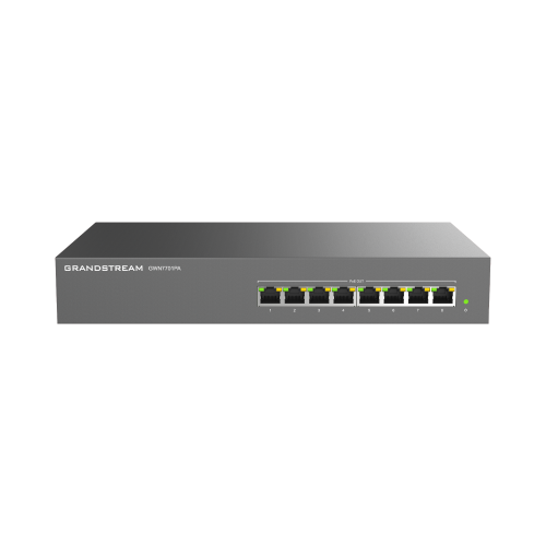 GRANDSTREAM GWN7701PA Switch PoE+ Gigabit No Administrable, 8 puertos 10/100/1000 Mbps, 8 puertos PoE+, hasta 145W