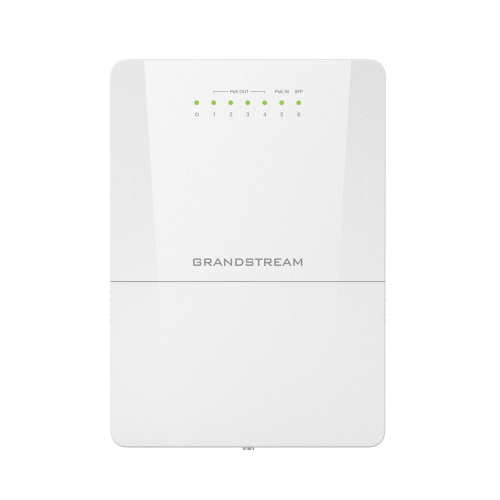 GRANDSTREAM GWN7710R Switch PoE Lite administrable para exteriores de 6 puertos (5GE+1SFP), Clasificación IP66 a prueba de polvo y agua