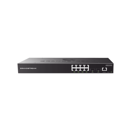 GRANDSTREAM GWN7801P Switch PoE+ Gigabit Administrable, 8 puertos 10/100/1000 Mbps + 2 Puertos SFP Uplink, Hasta 120W, Compatible con GWN Cloud.