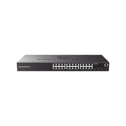 GRANDSTREAM GWN7803 Switch Gigabit Administrable, 24 puertos 10/100/1000 Mbps + 4 Puertos SFP Uplink, Compatible con GWN Cloud.