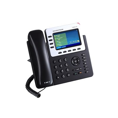 GRANDSTREAM GXP-2140 Teléfono IP Empresarial para 4 líneas. Puede agregar hasta 160 BLF (teclas de marcación rápida) con cuatro GXP2200EXT