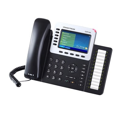 GRANDSTREAM GXP-2160 Teléfono IP Empresarial de 6 Líneas con Pantalla a Color y Audio HD, PoE