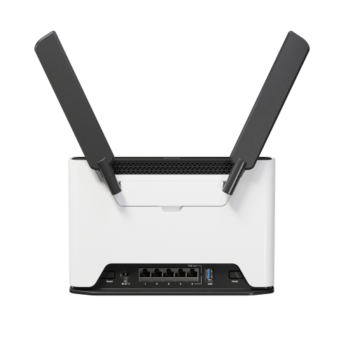 MIKROTIK H53UIG-5HAXQ2HAXQ Chateau – Router Wi-Fi 6 MIMO 4×4, 2.5G y antenas externas para hogar y pequeñas oficinas