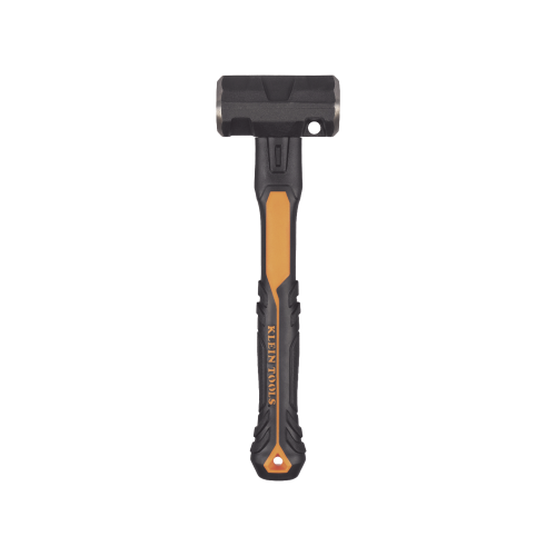 KLEIN TOOLS H80696 Marro de Acero de Aleación 2.72 kg., de Mango Robusto de Fibra de Vidrio con Agujero para Colgarse. Ideal para Demolición, Golpeo de estacas, Inserción de cuñas