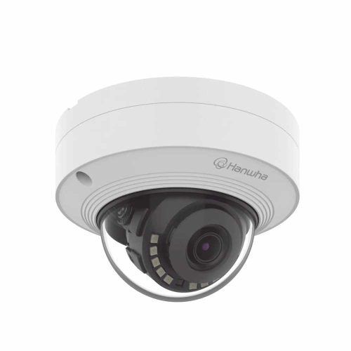 HANWHA TECHWIN WISENET CÁMARA IP TIPO DOMO CON INTELIGENCIA ARTIFICIAL ANTIVANDÁLICA 5 MEGAPÍXEL, LENTE 3 MM, IR 20M, WDR 120DB, EXTERIOR IP66, IK10, NEMA4X, H.265, WISESTREAM, CONTEO DE PERSONAS Y VEHICULOS, QNV-C8011R
